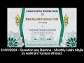 01032024  gunahon say bachna  monthly islahi majlis by aalimah humera ahmad