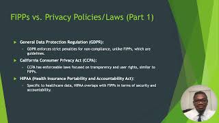 Celebrity Understanding Fair Information Practice Principles (FIPPs) Net Worth