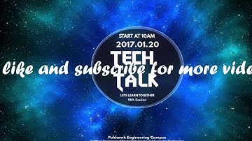 TECH TALK 19th session "SPEECH RECOGNITION"