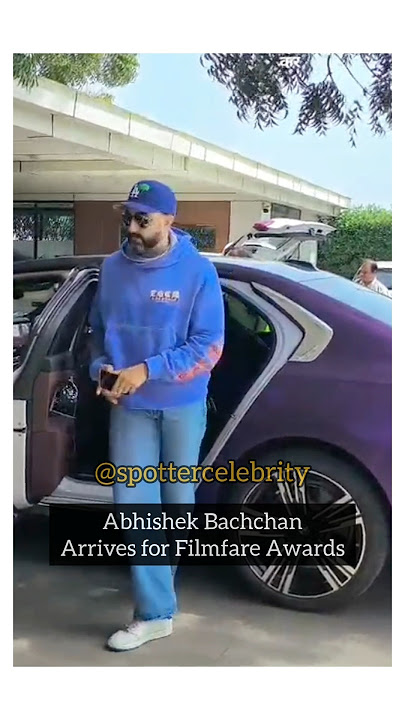 Abhishek Bachchan arrives at Ahmedabad for Filmfare Awards #abhishekbachchan #filmfareawards #viral
