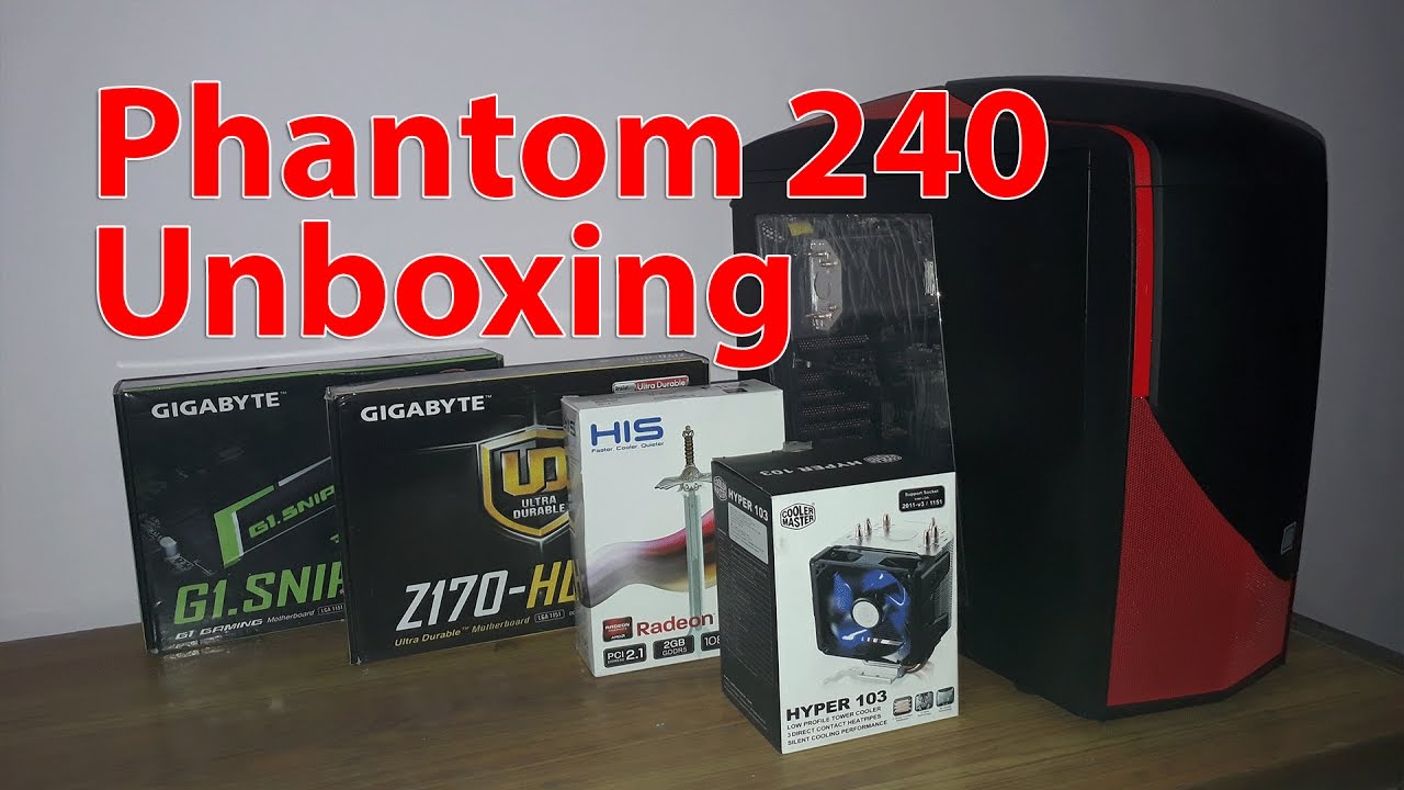 NZXT Phantom 240 Review and Unboxing 2017 full hd - nzxt h440 unboxing y review en español