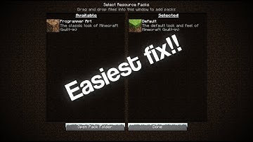 How to fix texturepacks not showing up (all versions!!)