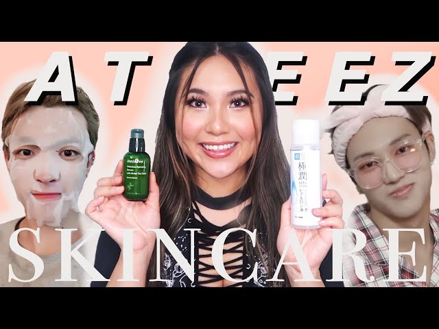 ateez supplements skin whitening glutathione (에이티즈) USES THESE SKINCARE & MAKEUP PRODUCTS | ShilaBui travel beauty supplement