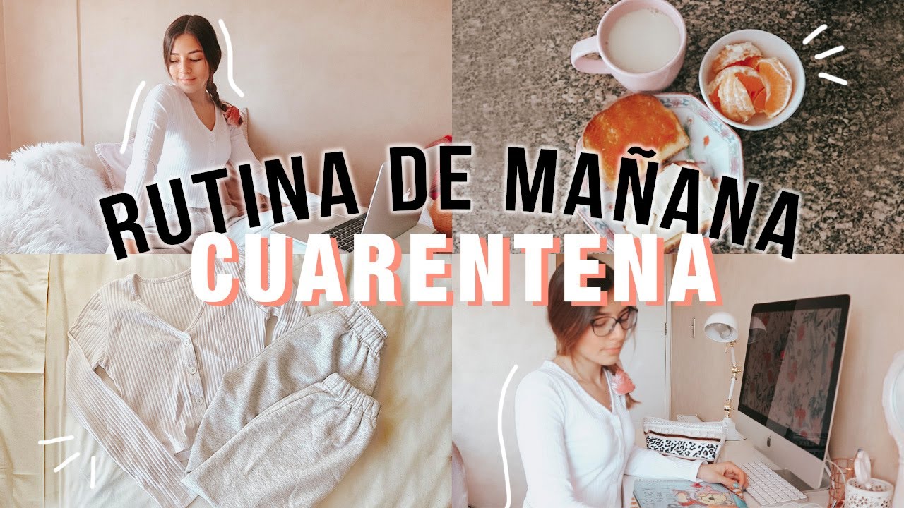 RUTINA DE MAÑANA EN CUARENTENA! ☀️ | Valentina Gonzzz
