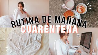 RUTINA DE MAÑANA EN CUARENTENA! ☀ | Valentina Gonzzz