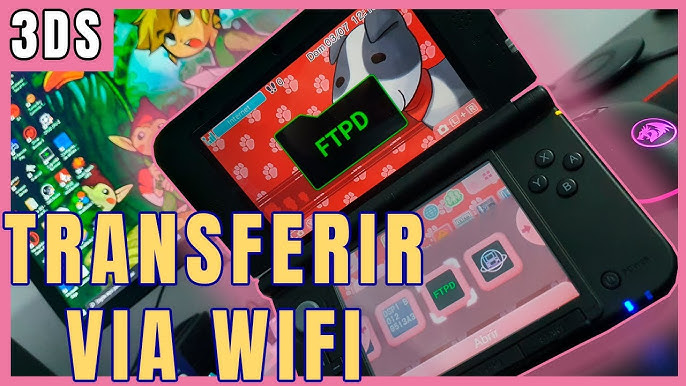 As instruções para instalar jogos via Wi-Fi