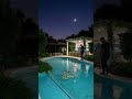 Moonlight Pool Transformation ✨🌊Dream Pool Night View 🌙💖