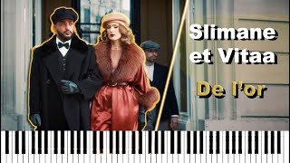 De l'or - Vitaa et Slimane Piano Instrumentale