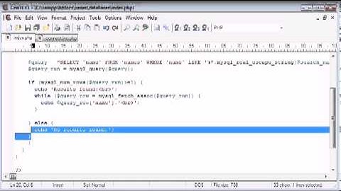 Beginner PHP Tutorial  133 - LIKE With a Search Engine Example Part 4