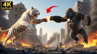 When The White Tiger Escaped The Gorillas Final Battle