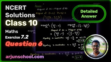 Class 10 Maths Exercise 7.2 Question 6 | Coordinate Geometry | NCERT Solutions