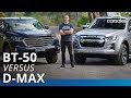 Isuzu D-MAX LS-U v Mazda BT-50 XTR Comparison Test @carsales.com.au