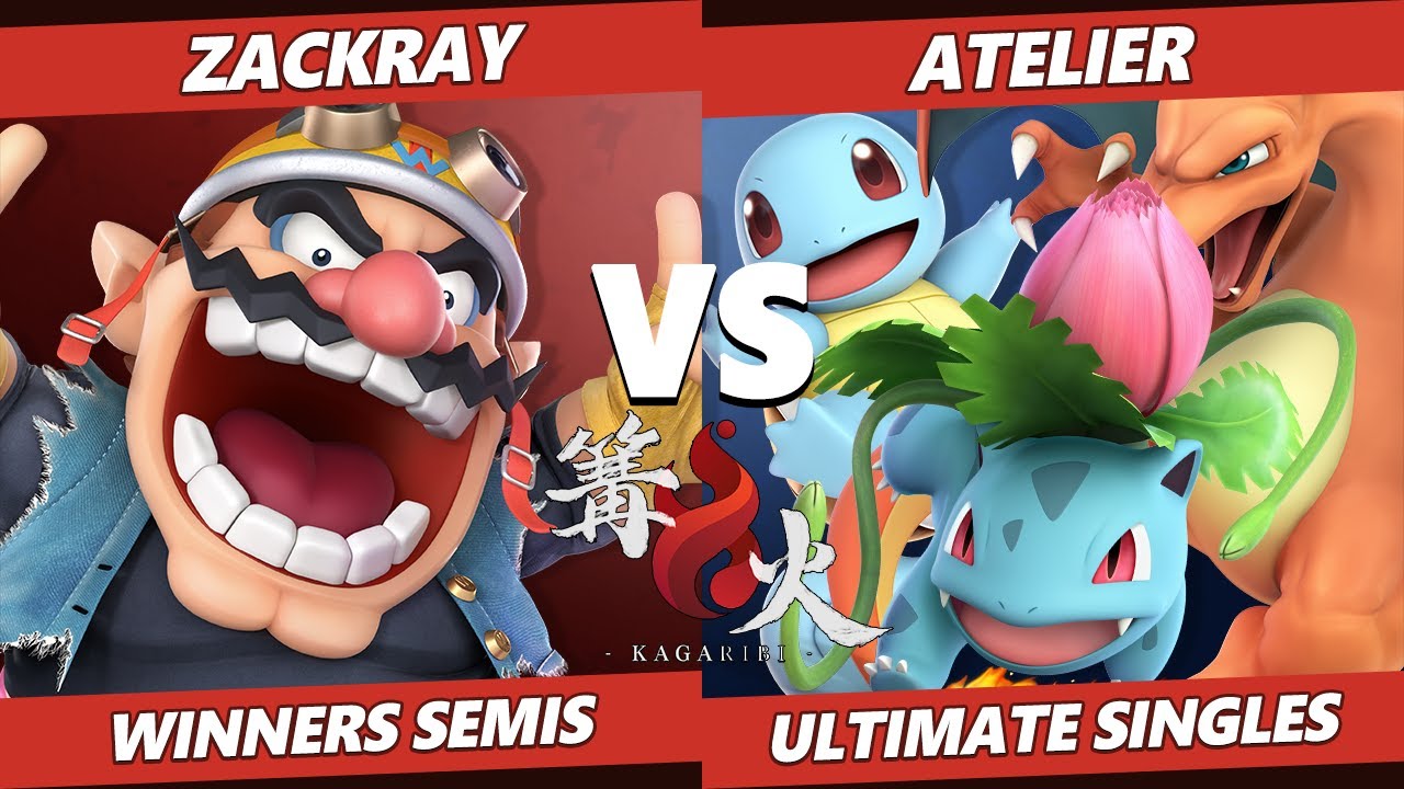 Kagaribi 3 Winners Semis - Zackray (Wario, ROB) Vs. Atlier (Pokemon Trainer) SSBU Smash Ultimate