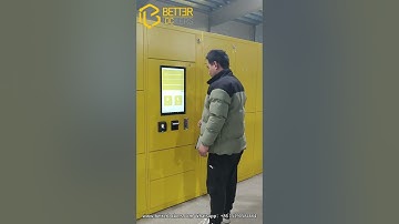 Smart luggage locker operation process ( drop off - midway pick up — pick up)  #smartlocker