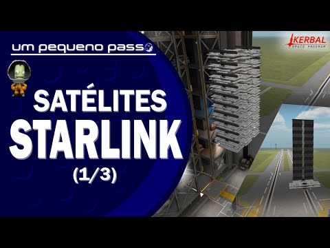 Satélites Starlink (1/3) | Pouso Falcon 9 - SpaceX | Kerbal Space Program