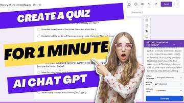 How AI with ChatGPT Helps You to Make a Quiz with Google Forms in Seconds!