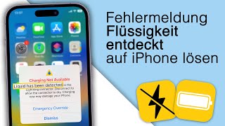 Laden Nicht Möglich Im Lightning-Connector Flüssigkeit Entdeckt Gelöst