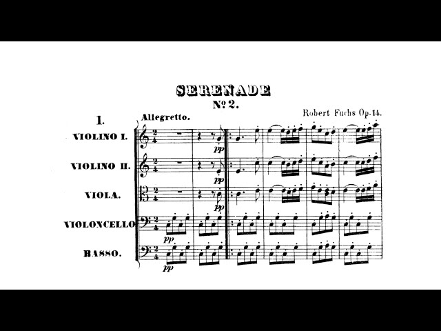 Fuchs - Sérénade pour cordes n°2 : 1er mvt : Orch Chambre Cologne / C.Ludwig