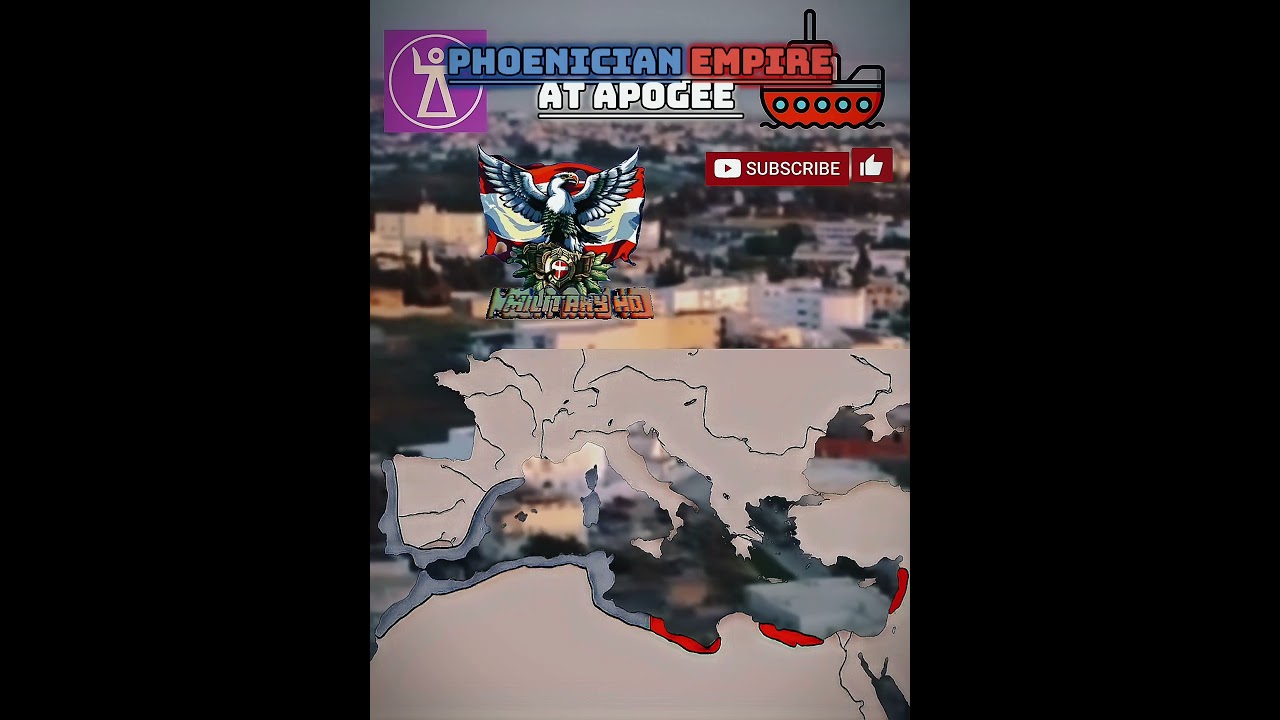 Phoenician empire at apogee #mapping #enfemapping #trending #europe #asia #mapper