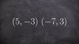 How to determine the slope between two points