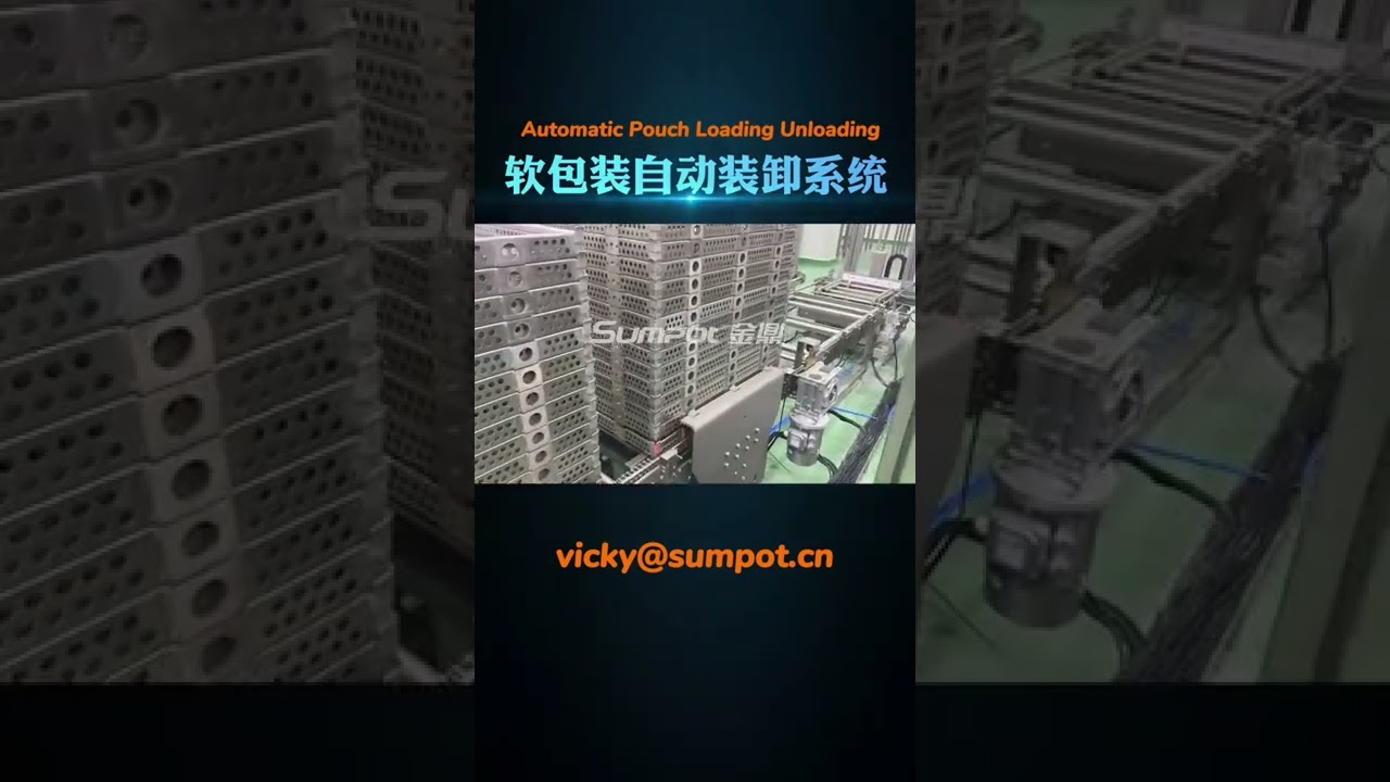 SUMPOT Automatic Retort Pouch Loading Unloading System
