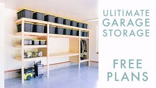 DIY Garage Storage \/ Shelf \/ Workbench Solution