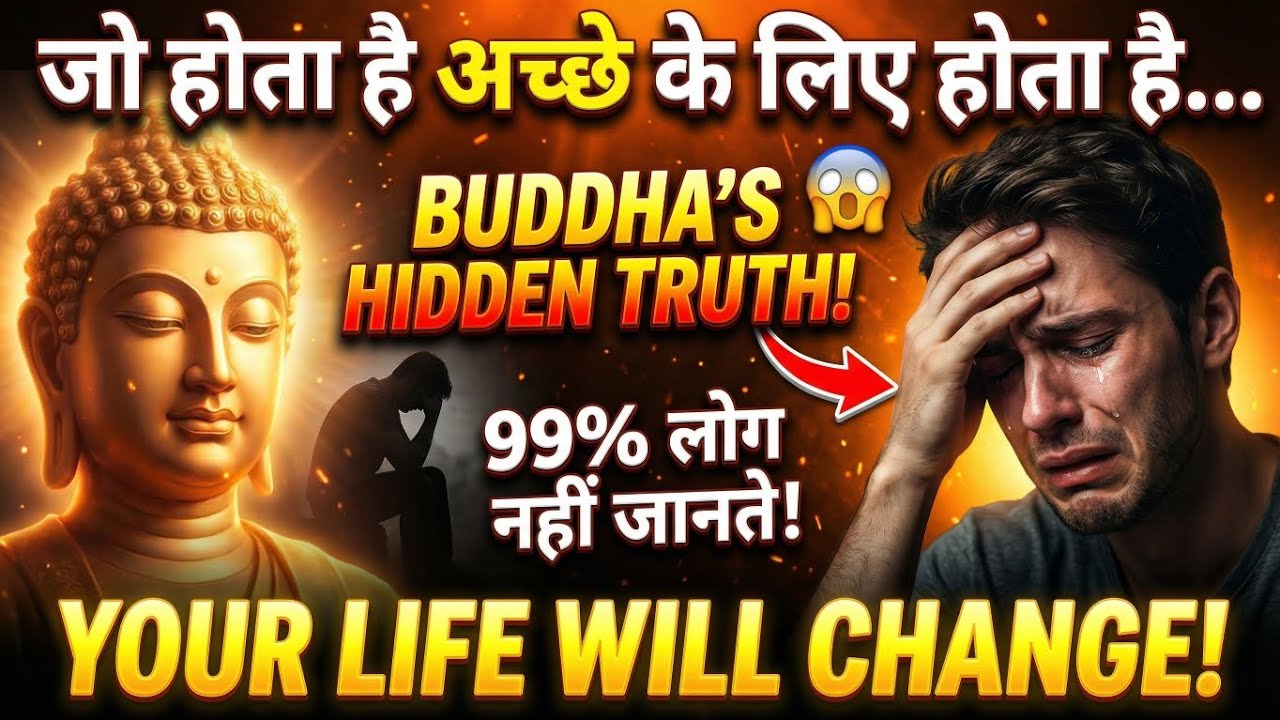 🎥 जो होता है अच्छे के लिए होता है – The Hidden Truth of Buddha That 99% People Don’t Understand! 😱 |