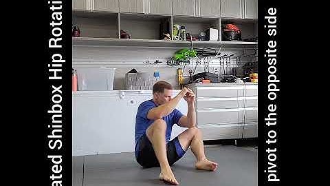 Seated Shinbox Hip Rotation