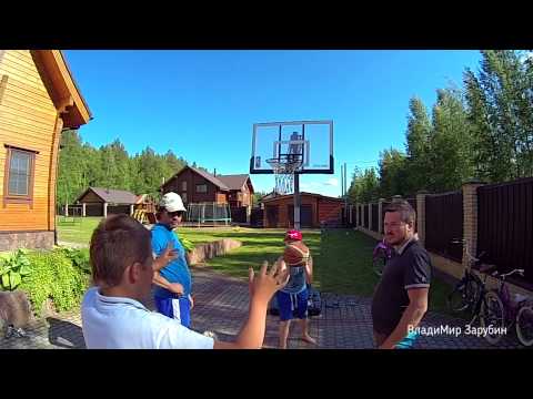 Стритбол на даче. Видео # 6. Streetball