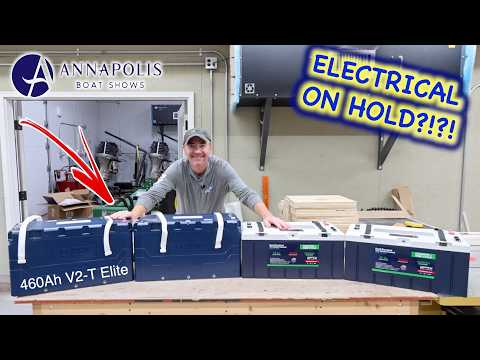 New Epoch Batteries Just Landed for My Victron System But It's On Hold For Annapolis Boat Show Prep!