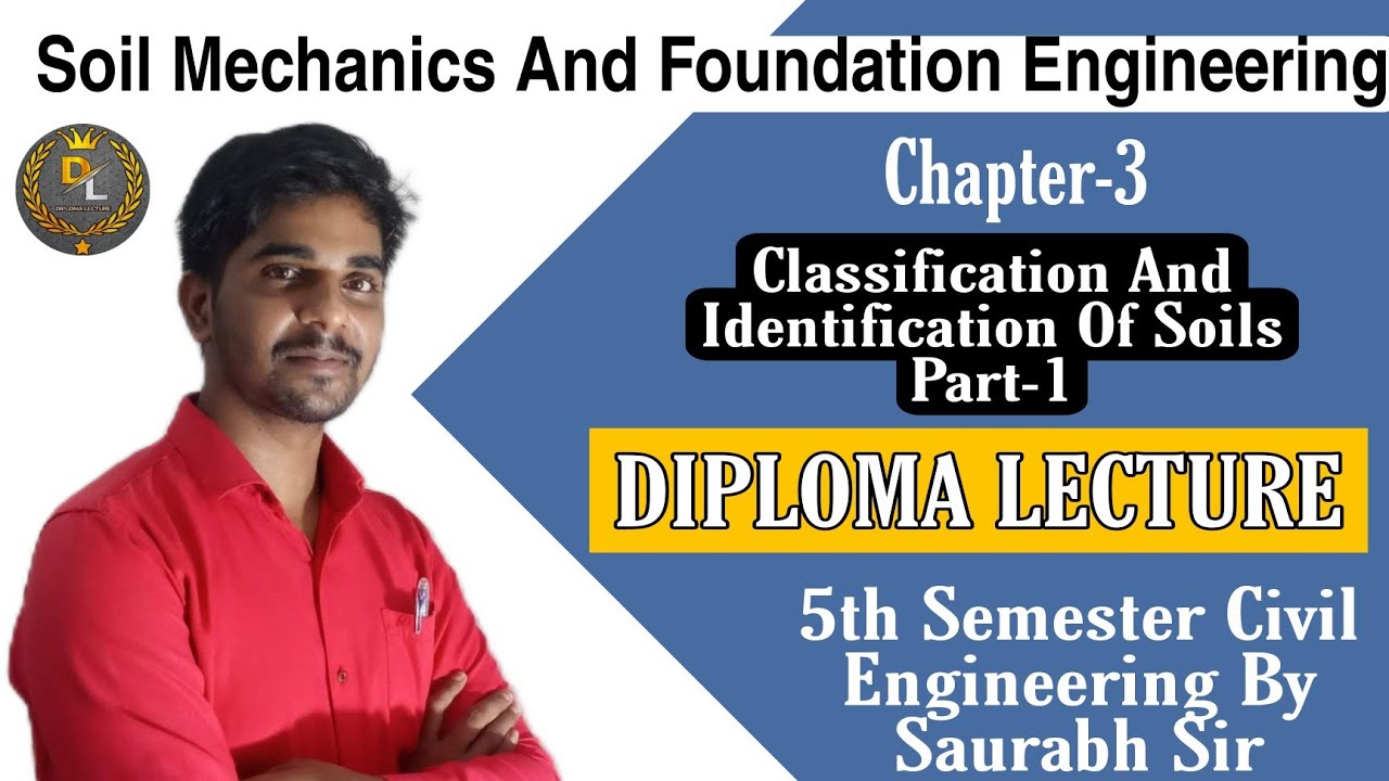 Soil Mechanics Lecture 5 || Classification and Identification of Soils Part 1 || Civil Engg 5th Sem.