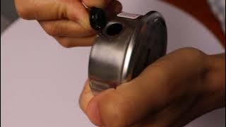 How to re-calibrate UHARBOUR liquid filled pressure gauge