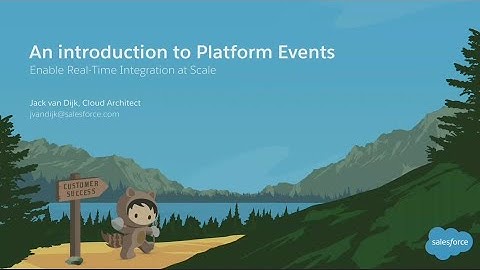 Introduction to Platform Events