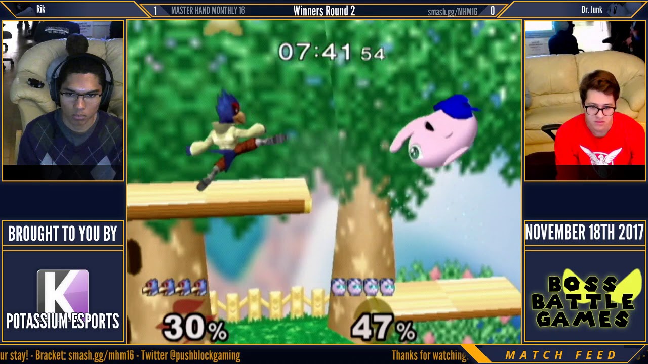 MHM16 [Melee] - Rik (Falco) vs Dr. Junk (Ice Climbers) - Winners Round 2