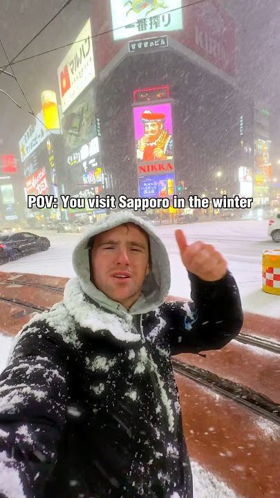 Your sign to visit Sapporo in the winter🇯🇵❄️ #japan #hokkaidotrip #hokkaido #japanwinter