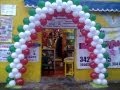 ARCO CON GLOBOS TRICOLOR - TRICOLOUR BALLOON ARCH