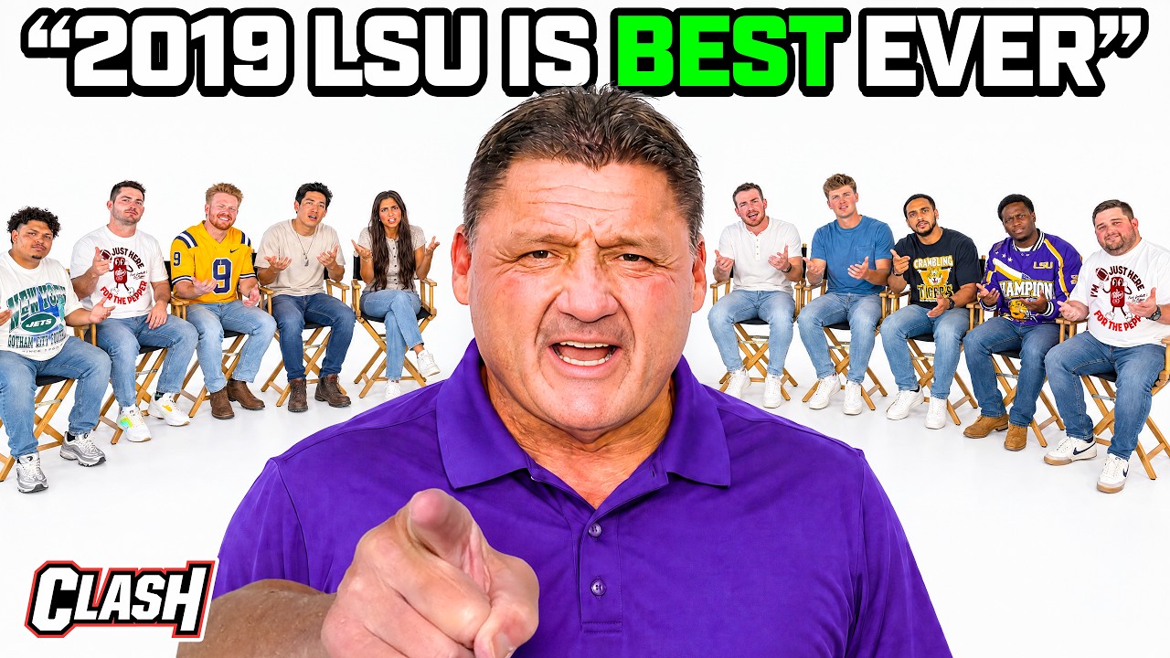 Old School Head Coach vs 10 Gen-Z Football Fans (Ft. Ed Orgeron)