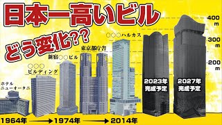 【日本一の変遷】高層ビルはどこまで高くなる⁉︎歴代日本1位の高層ビル発展史。