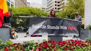 Speech at Seattle protest against the ongoing genocide in Tigray