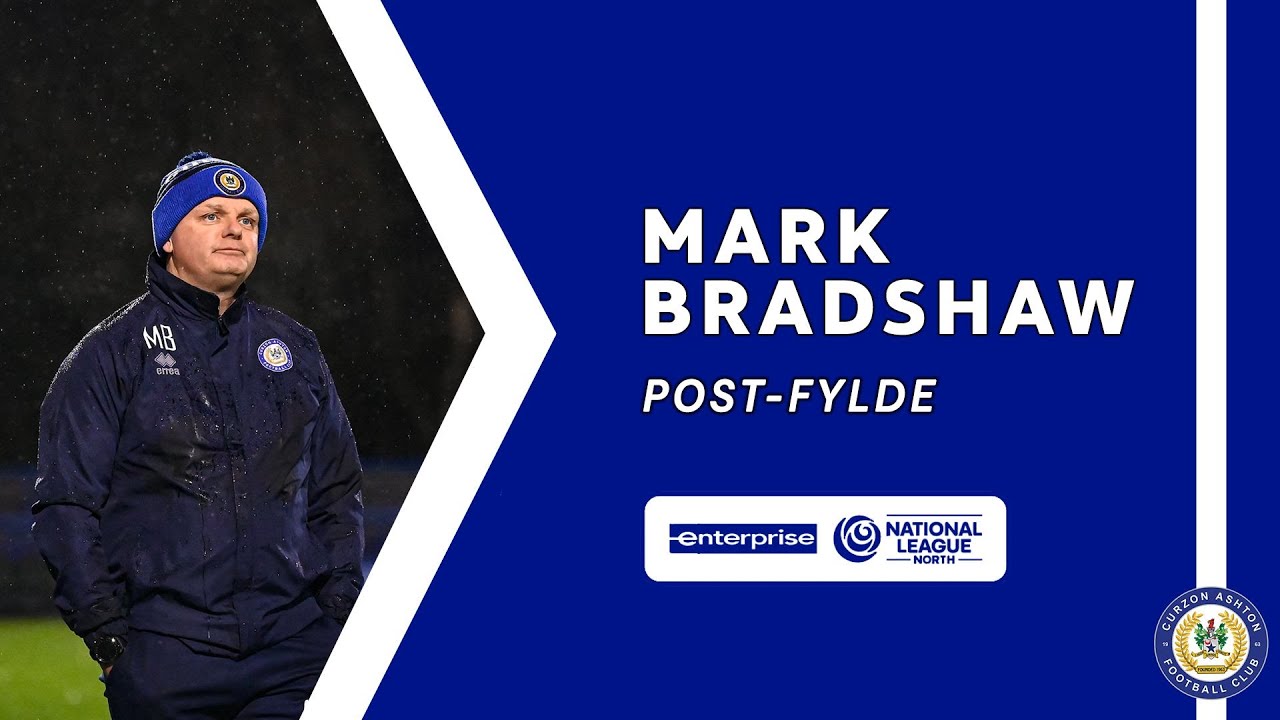 Reaction | Mark Bradshaw vs AFC Fylde | Enterprise National League North