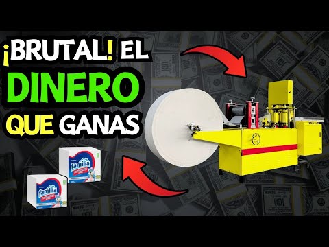 ✅ MÁQUINA de SERVILLETAS DE PAPEL | NEGOCIO RENTABLE desde CASA