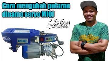 cara mengubah putaran pada dinamo  Servo MIQI