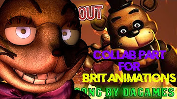 |[C4D-FNAF-COLLAB]| My 2 Part For @britanimations2002  | GlitchTrap Song By @RockitMusicYT