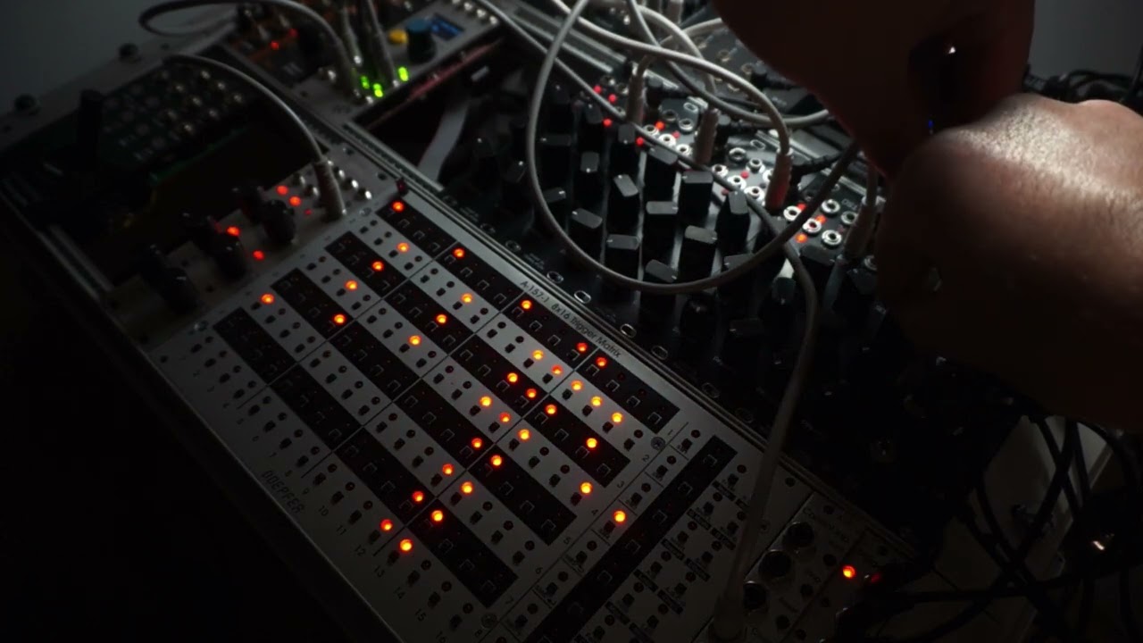 Eurorack Ambient/Techno Jam with my Own Modules