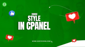 How to change the style in cPanel with SirsteveHQ