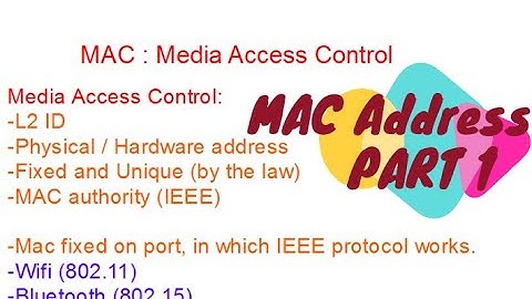 What is MAC address  (Part 1) | Lecture No 07 | Networking devices 2020