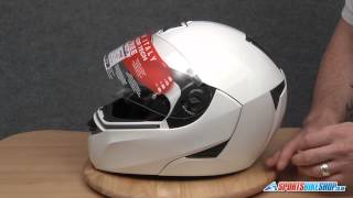 To Change A Caberg Visor - YouTube