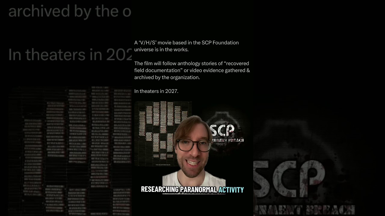 VHS & SCP Foundation #vhs #scpfoundation #horrorfan #shorts
