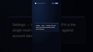 Shopify Tip #082: Enable two-factor authentication on your Shopify account.