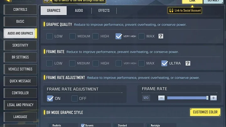 UNLOCK CODM MAX GRAPHICS & ULTRA FRAME RATE 120 FPS ALL SEASON WORKING ANDROID 9-15